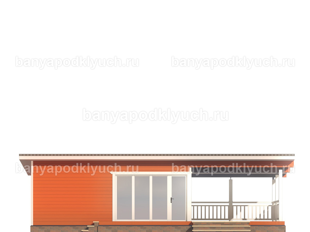Каркасная баня 11x6.5 м Каркасная баня 11x6.5 м