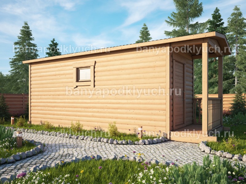 Баня мобильная